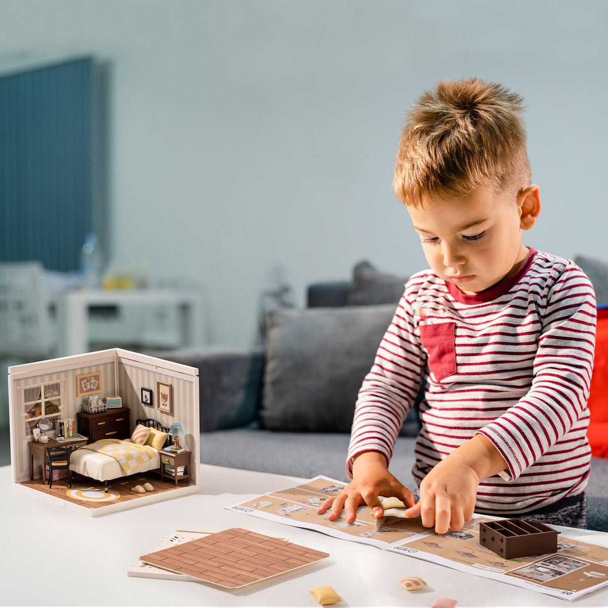 Rolife Sweet Dream Bedroom mit Rolife Super Creator Serie kombinierbar