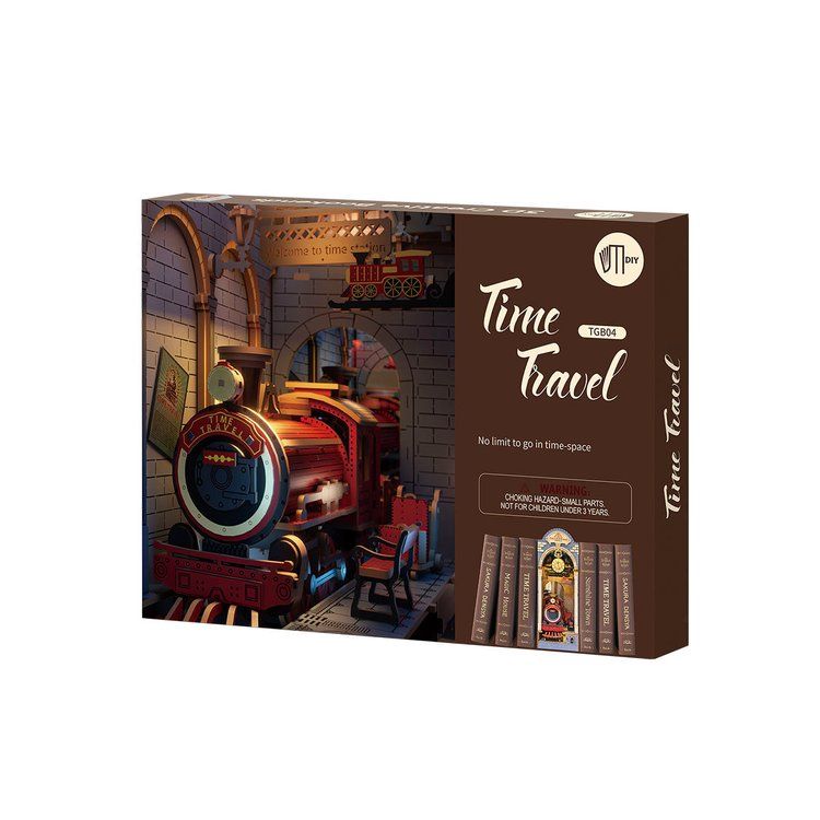 Time Travel Book Nook mit Touchpanel zur Steuerung der LED-Lichter