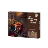 Time Travel Book Nook mit Touchpanel zur Steuerung der LED-Lichter