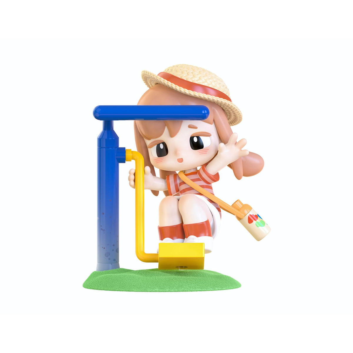 Rolife Blind Box Figuren Yozco, 8 bis 9,6 cm hoch, auf dem Schreibtisch