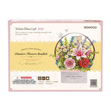 Holzblumen basteln: 428 Sperrholzteile des Rowood Blumenkorbs TW03H