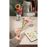 Rosa – Rowood Nelke TW051-B in Rot – 3D-Holzpuzzle Blume für Erwachsene