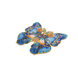 Rowood Holzpuzzle Schmetterling Morpho Helena mit gefiederten Fühlern und Blumenmuster auf den Flügeln
