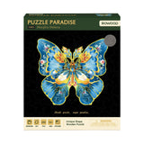 Holzpuzzle Tiere: Rowood Morpho Helena aus 200 lasergeschnittenen Holzteilen
