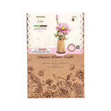 Rowood Lotus Bausatz: gelbe Libelle und Blütenknospe als liebevolle Details