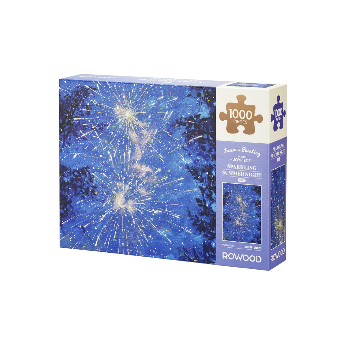 Puzzleteile aus stabilem Karton vom Rowood Puzzle Sparkling Summer Night