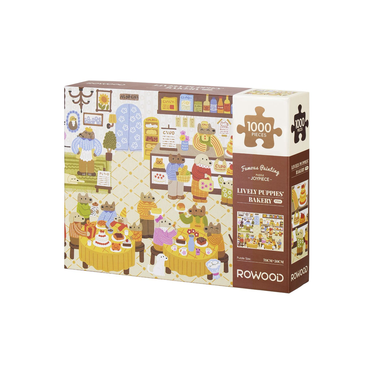 Legespiel 1000 Teile aus Karton: Premium-Puzzleteile von Rowood im Detail