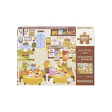 Puzzle zum Einrahmen: Lively Puppies’ Bakery mit 50 × 70 cm als Wandbild
