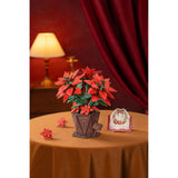 Holztopf des Rowood Poinsettia Bausatzes zum Selberbauen