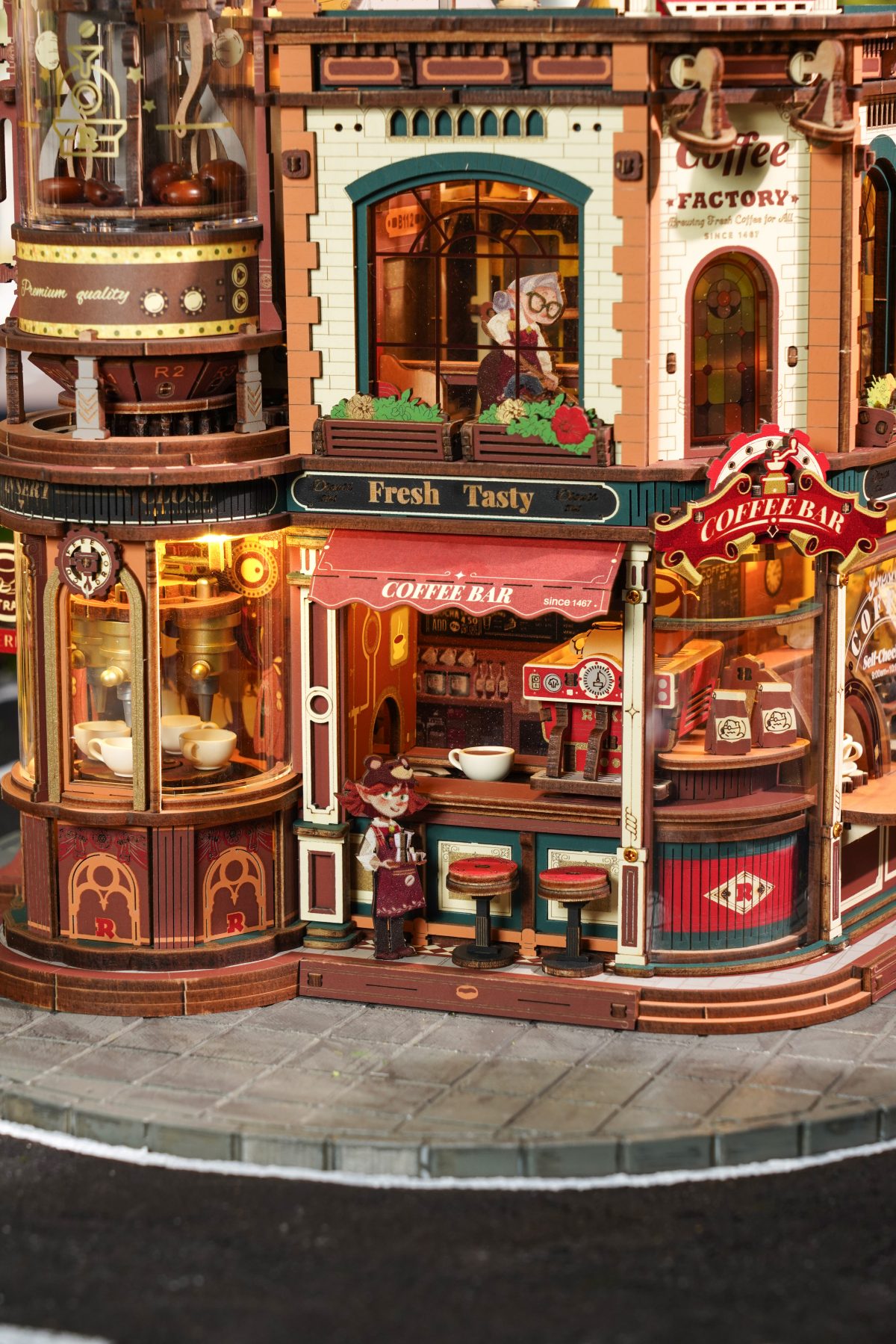 ROKR Dream Coffee Factory Holzspieluhr Modell - EAB02 – Bild 6