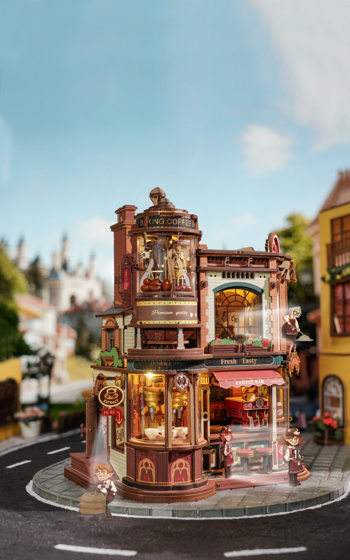 ROKR Dream Coffee Factory Holzspieluhr Modell - EAB02 – Bild 7