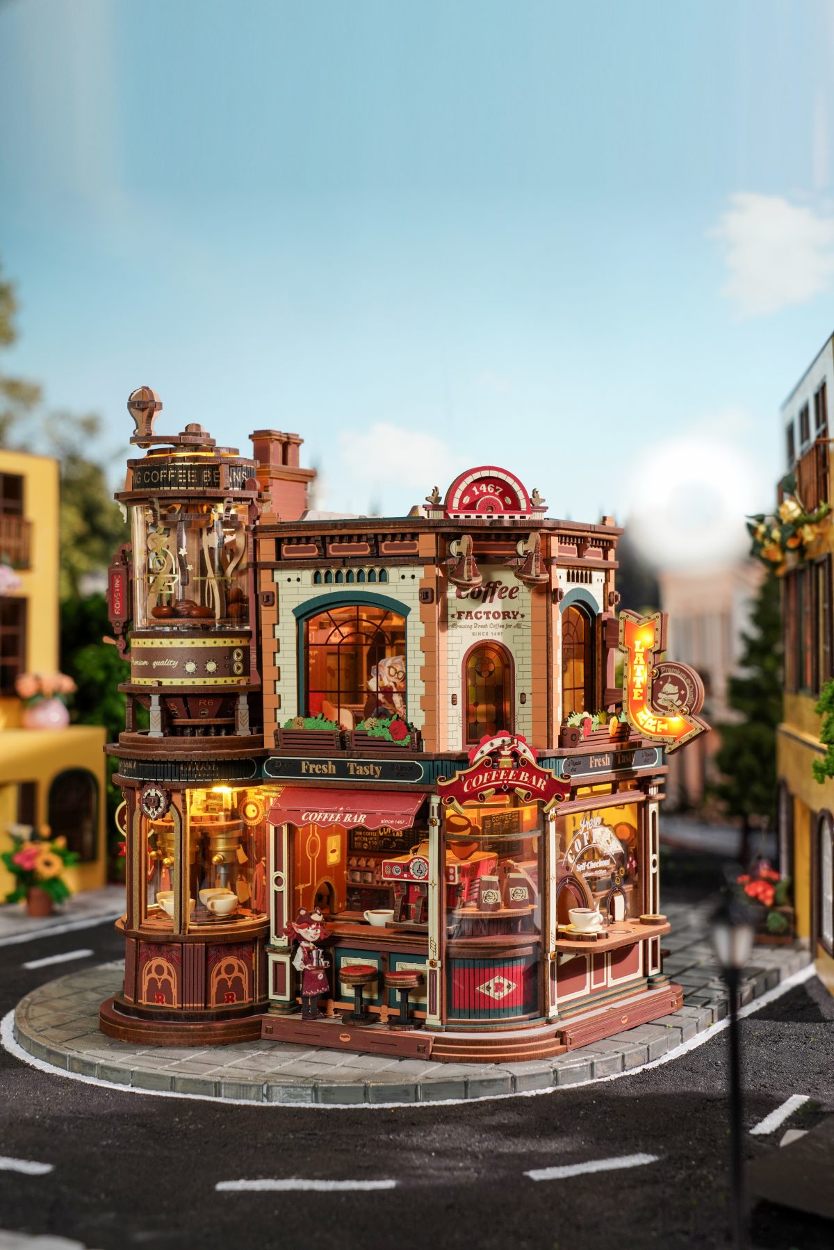 ROKR Dream Coffee Factory Holzspieluhr Modell - EAB02 – Bild 3