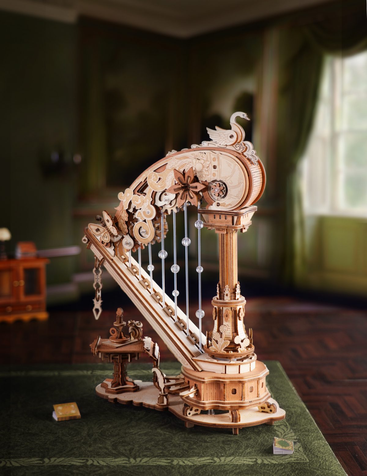 ROKR Zauberharfe - Holzspieluhr-Modell - AMK71 – Bild 4