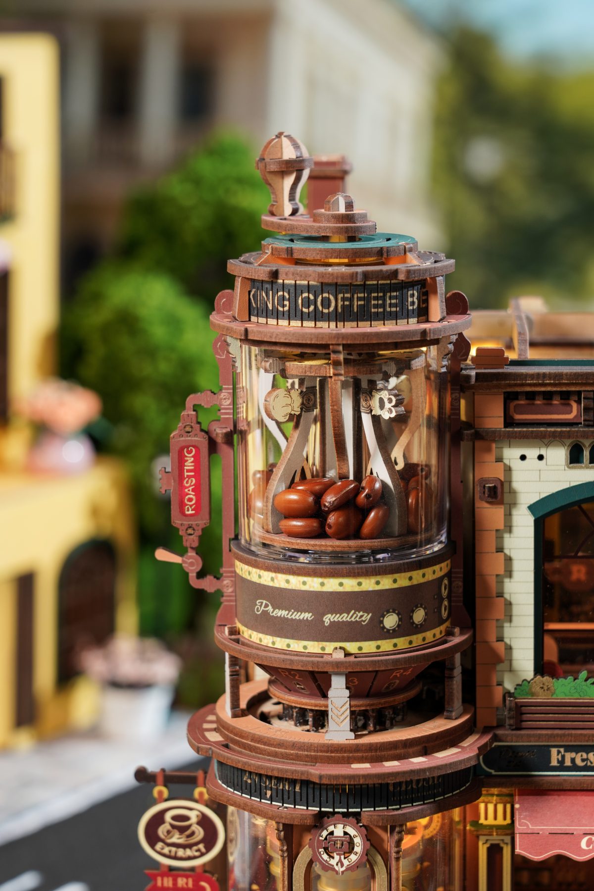 ROKR Dream Coffee Factory Holzspieluhr Modell - EAB02 – Bild 5