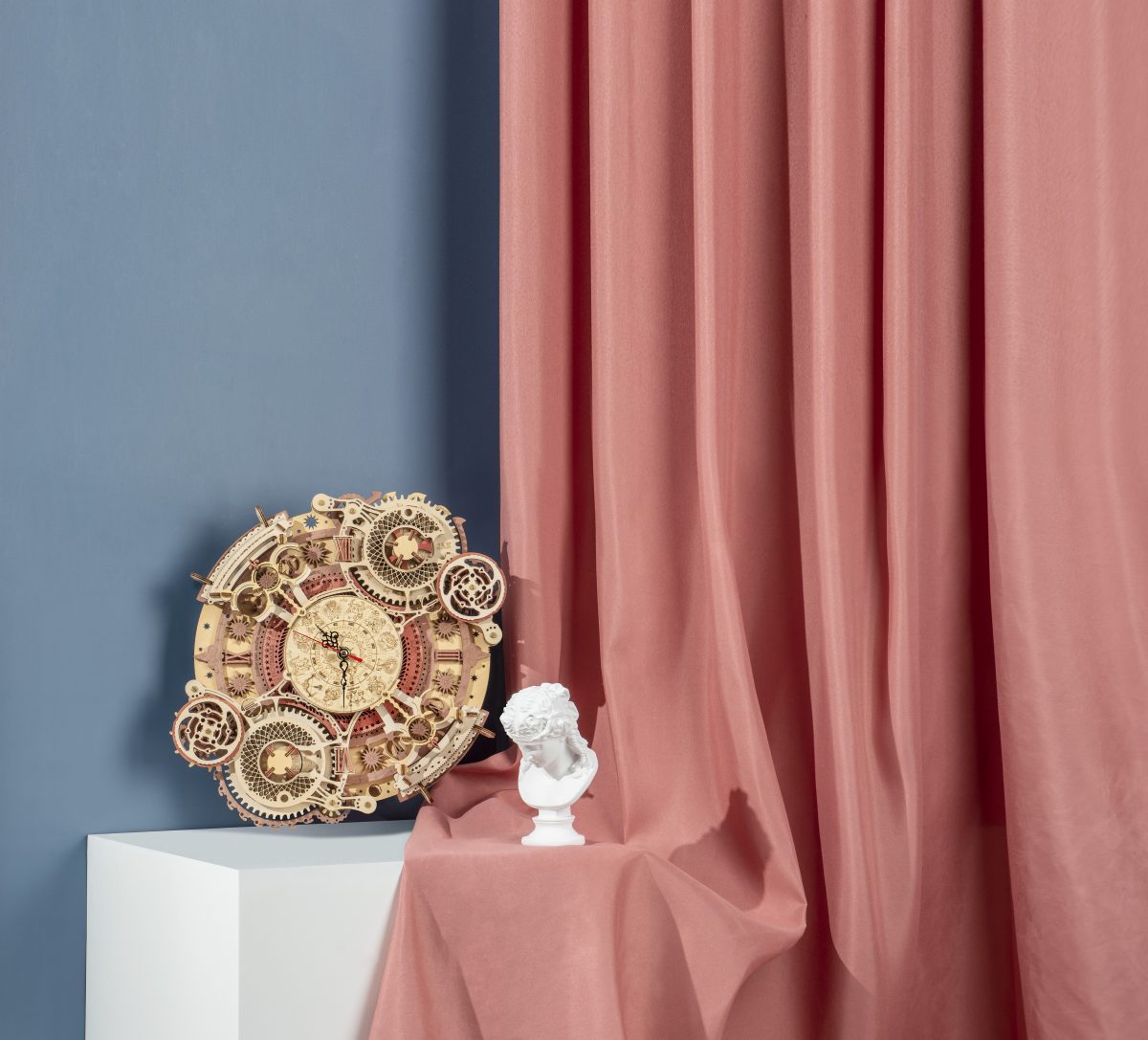 ROKR Sternzeichen Wanduhr Mechanische Zeit Kunst Motor LC601 – Bild 4