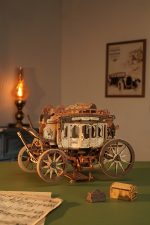 ROKR Stagecoach Mechanische Musikbox 3D Holzpuzzle - AMKA1 – Bild 6