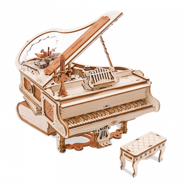 ROKR Magic Piano Mechanische Musikbox 3D Holzpuzzle - AMK81