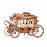 ROKR Stagecoach Mechanische Musikbox 3D Holzpuzzle - AMKA1